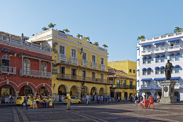 City view of Cartagena in Colombia