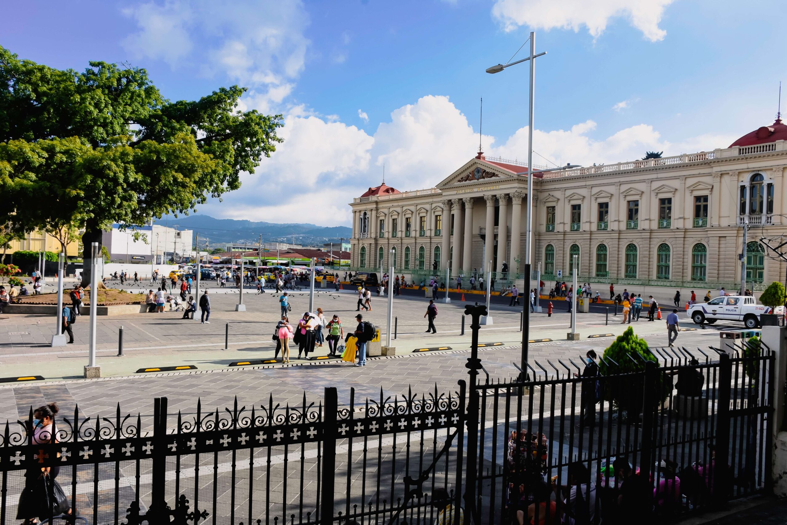 View of The Plaza Gerardo Barrios is a plaza in the historic center of the city of San Salvador, El Salvador.