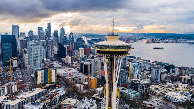 The beautiful City View of Seattle, Washington