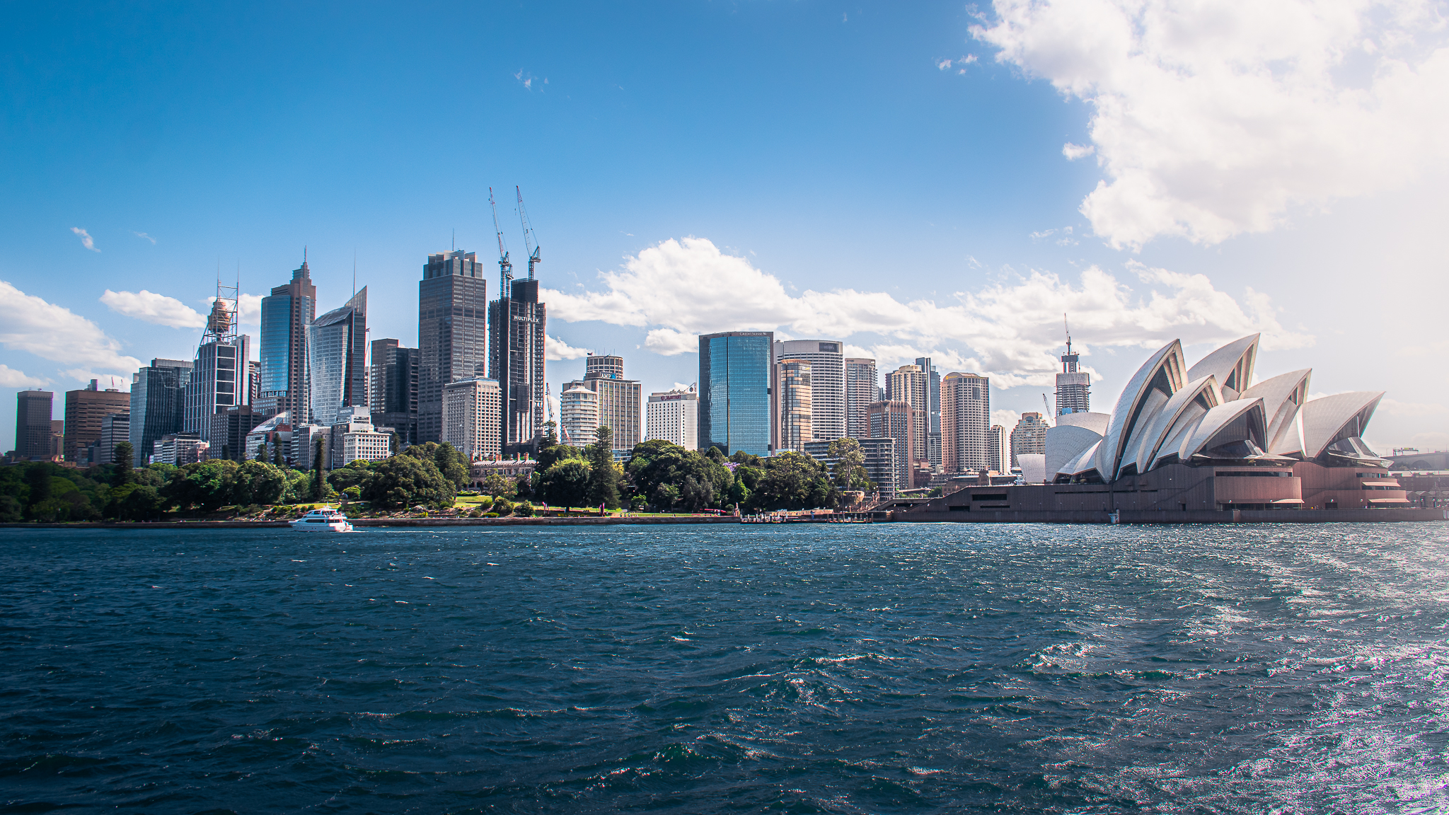 The Sydney Opera House and Skyline.