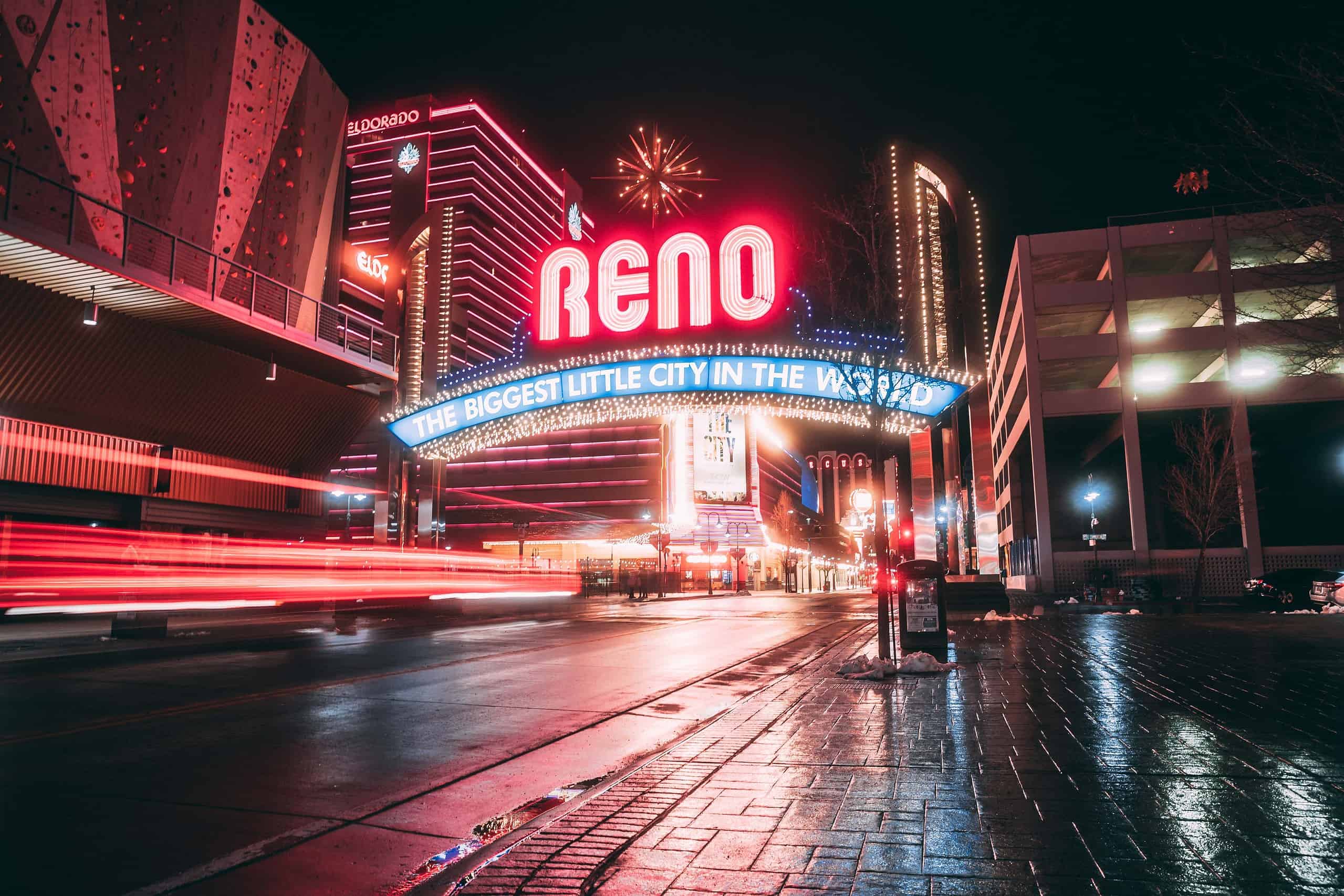 Reno neon sign