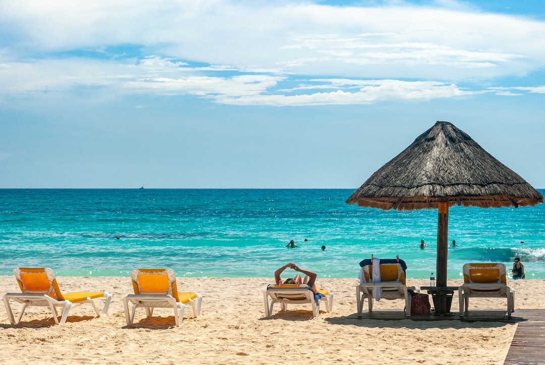 Beautiful Beach view in Cancun, Mexico