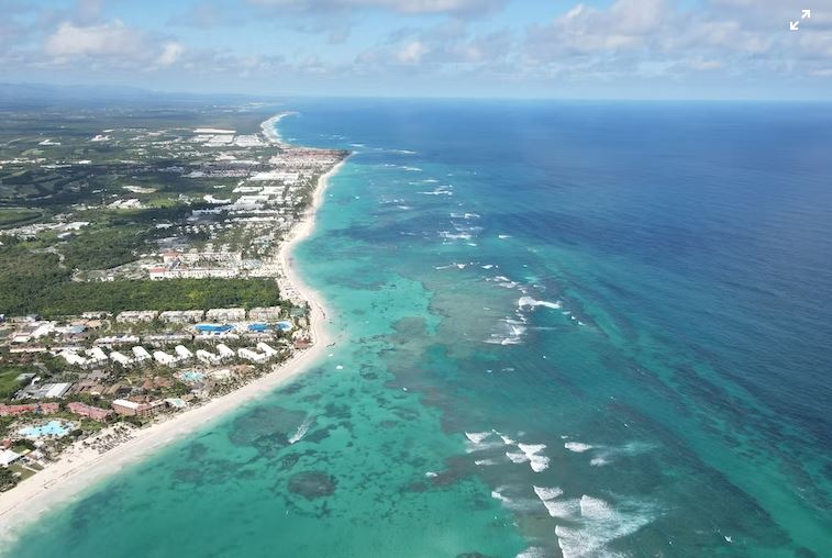 The Beautiful Beach view of Punta Cana, Dominican Republic