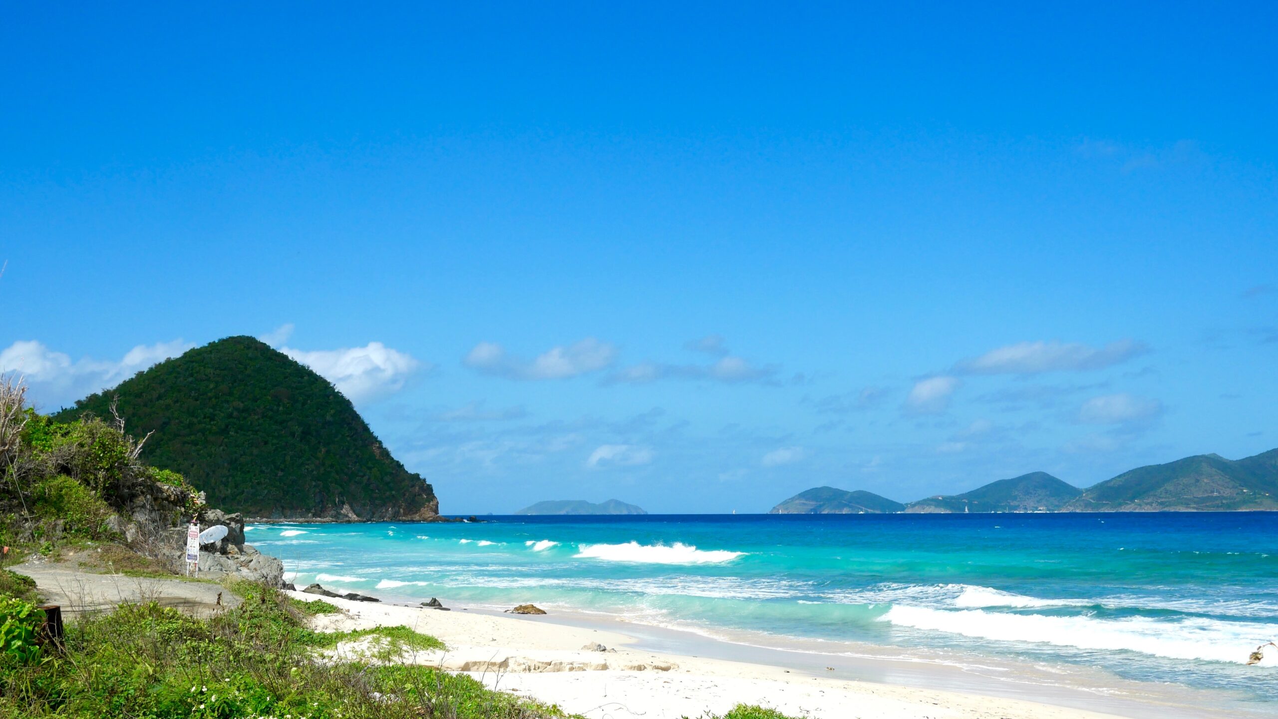 A beautiful beach in the Virgin Island