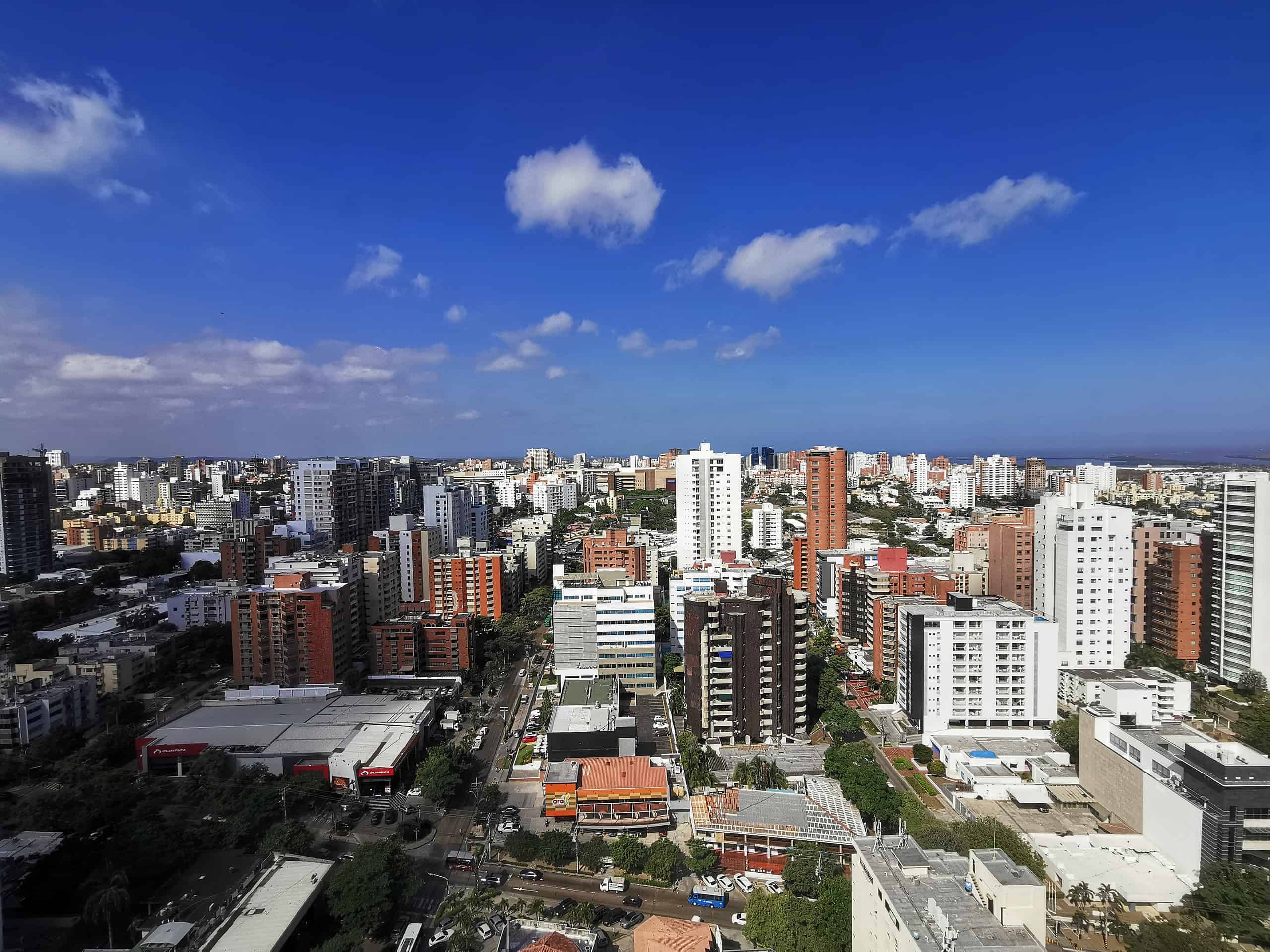 Barranquilla skyline Colombia