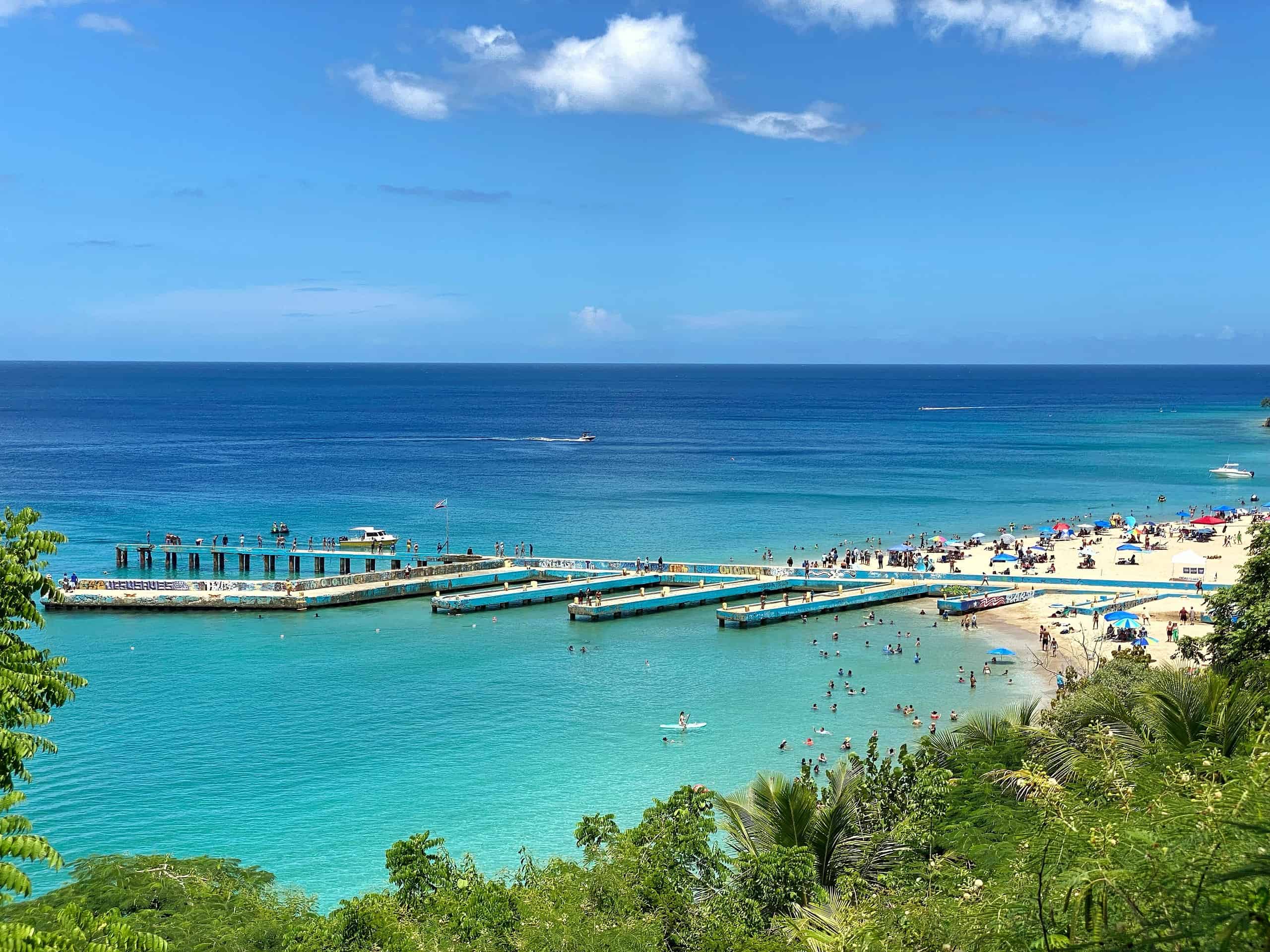 A marina in Aguadilla, Puerto Rico