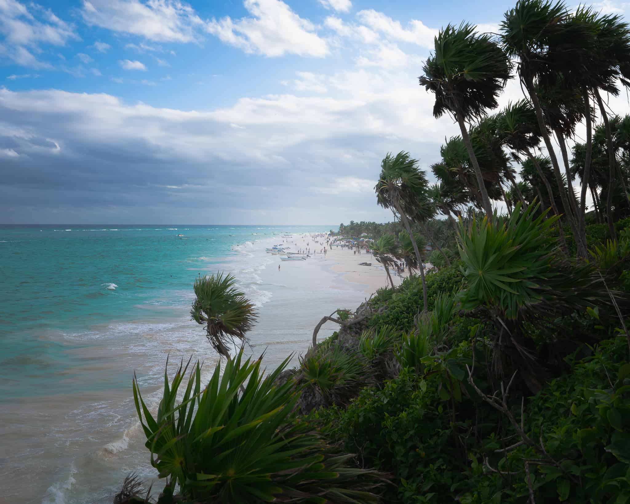 Beautiful Beach view in Cancun, Mexico