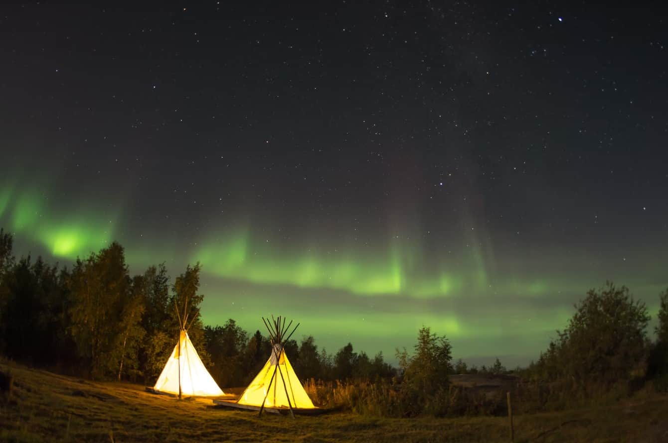 Aurora in Yellowknife, Canada