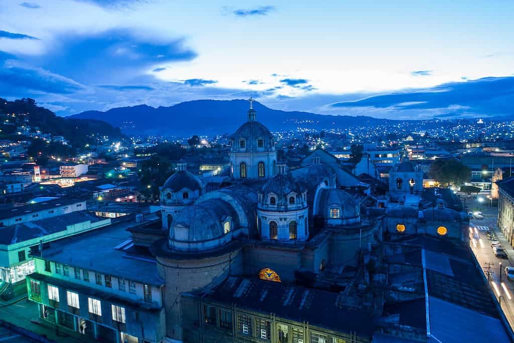 Beautiful view of Guatemala City, Guatemala