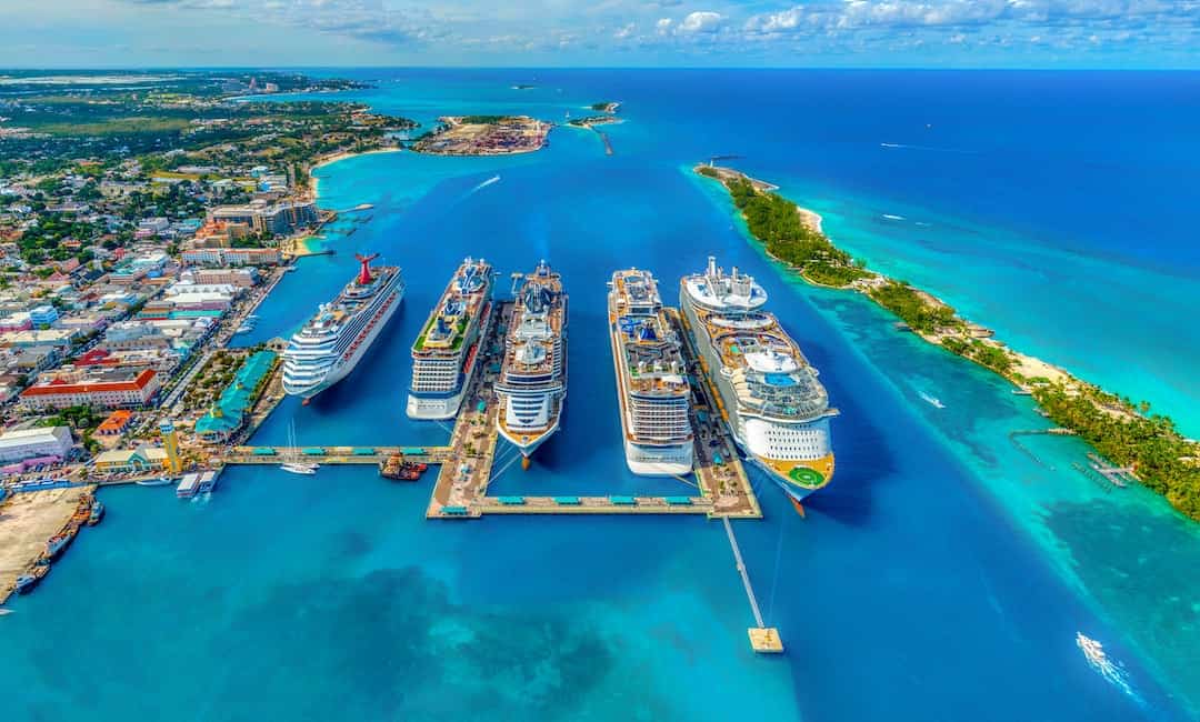 Port View of Nassau, Bahamas 