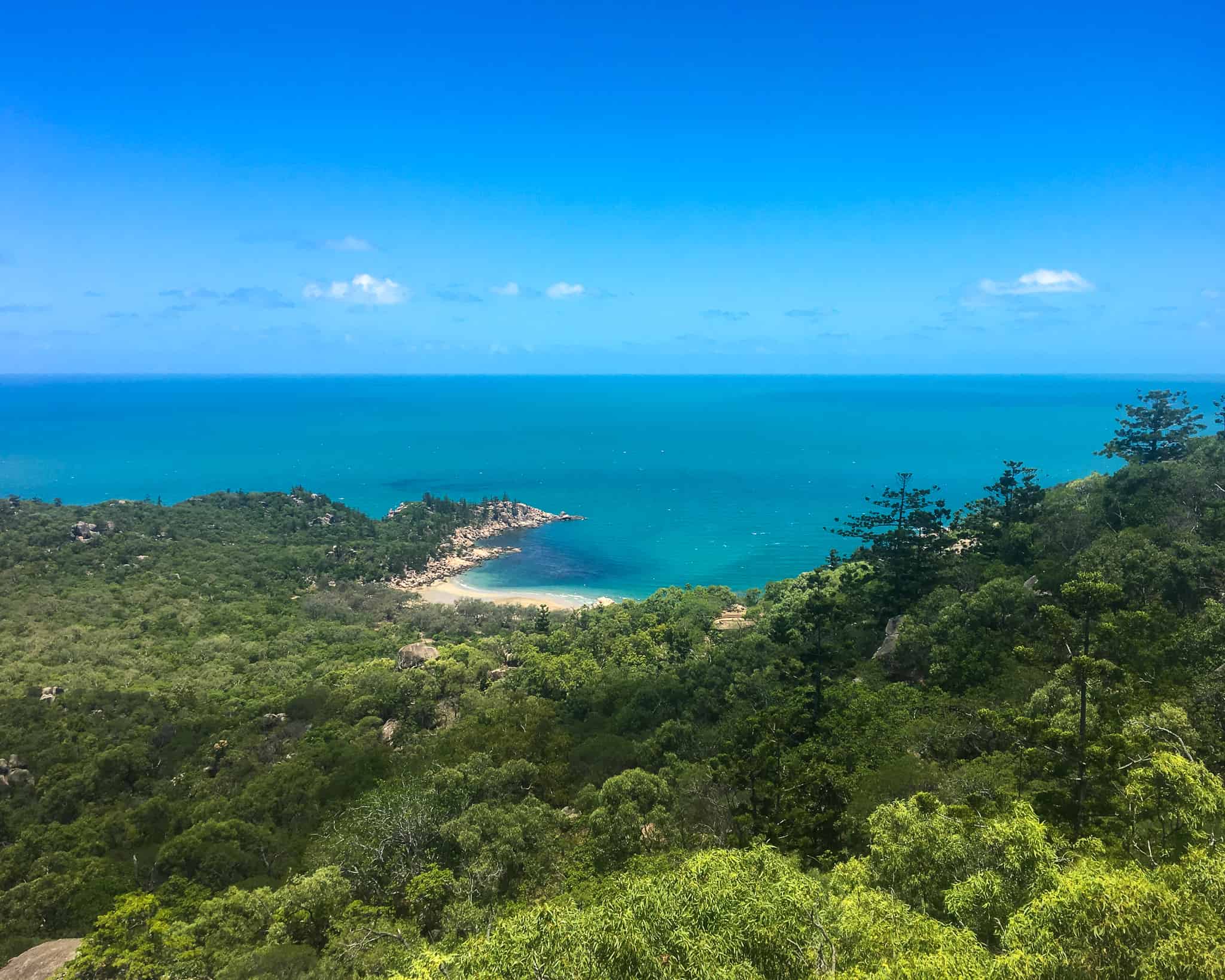 A view from the top of Magnetic Island in Queensland, Australia.