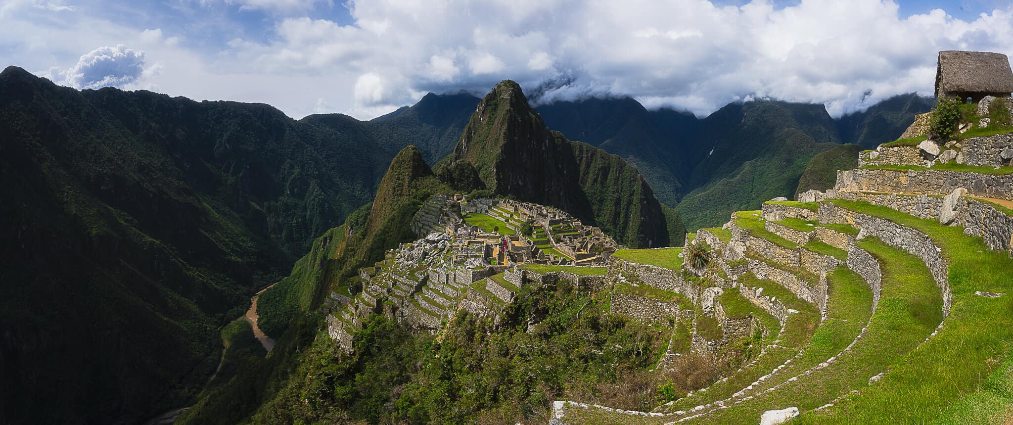 A wide view of Machu Picchu