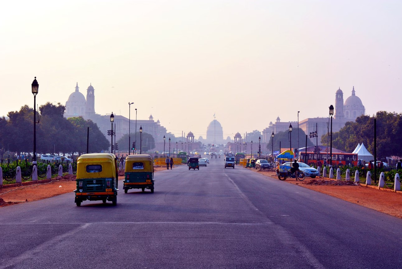 Beautiful City View of Delhi, India