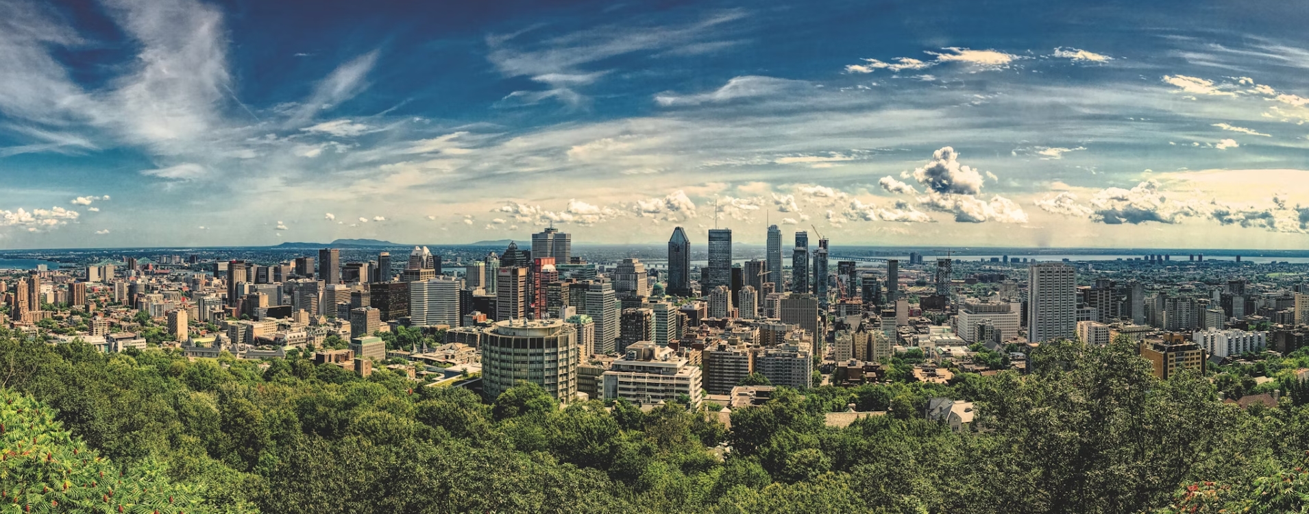 Skyline of Montreal, Canada