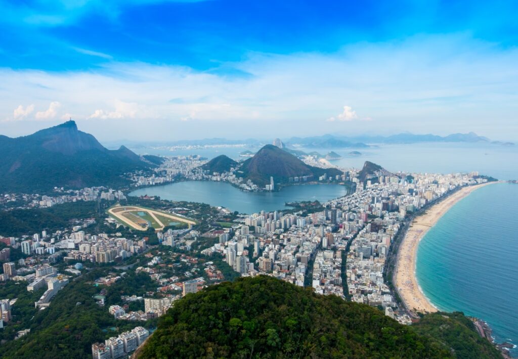 Skyline of Rio De Janeiro, Brazil
