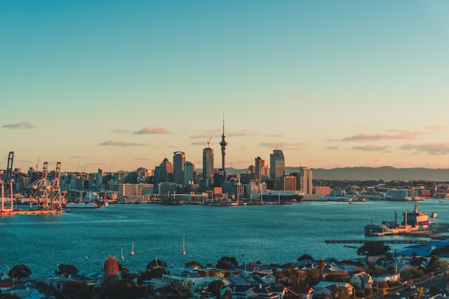 Skyline of Auckland, New ZeaLand