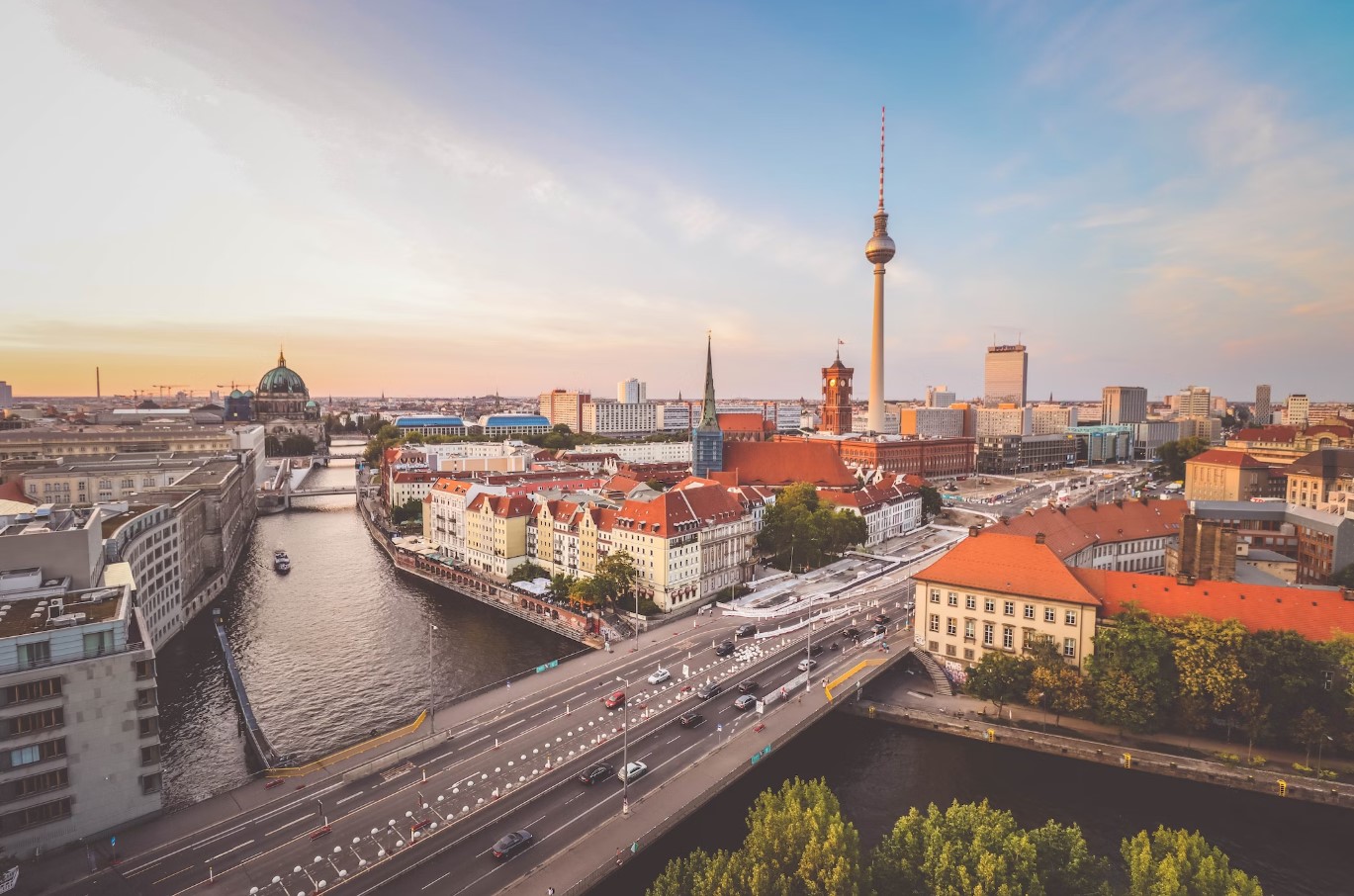 Beautiful City View of Berlin, Germany