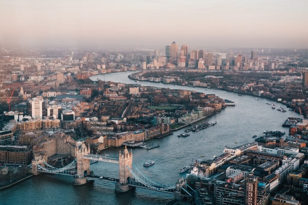 Beautiful City View of London, UK