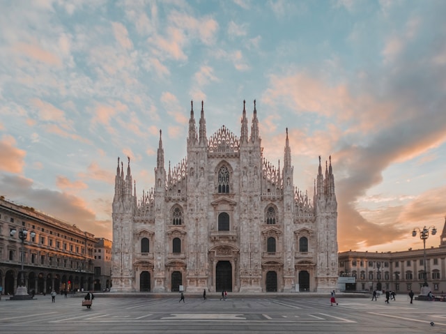 View of Milan, Italy