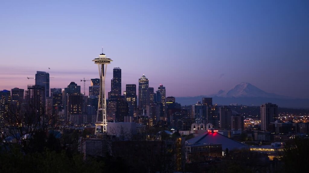 The beautiful City View of Seattle, Washington