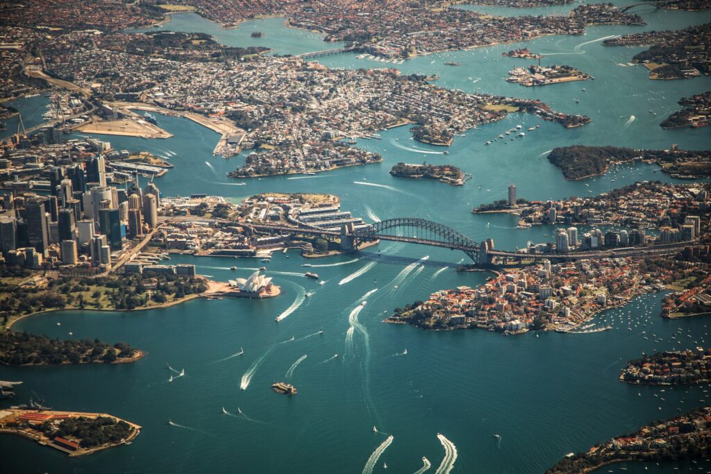 Sydney, capital of New South Wales and one of Australia's largest cities