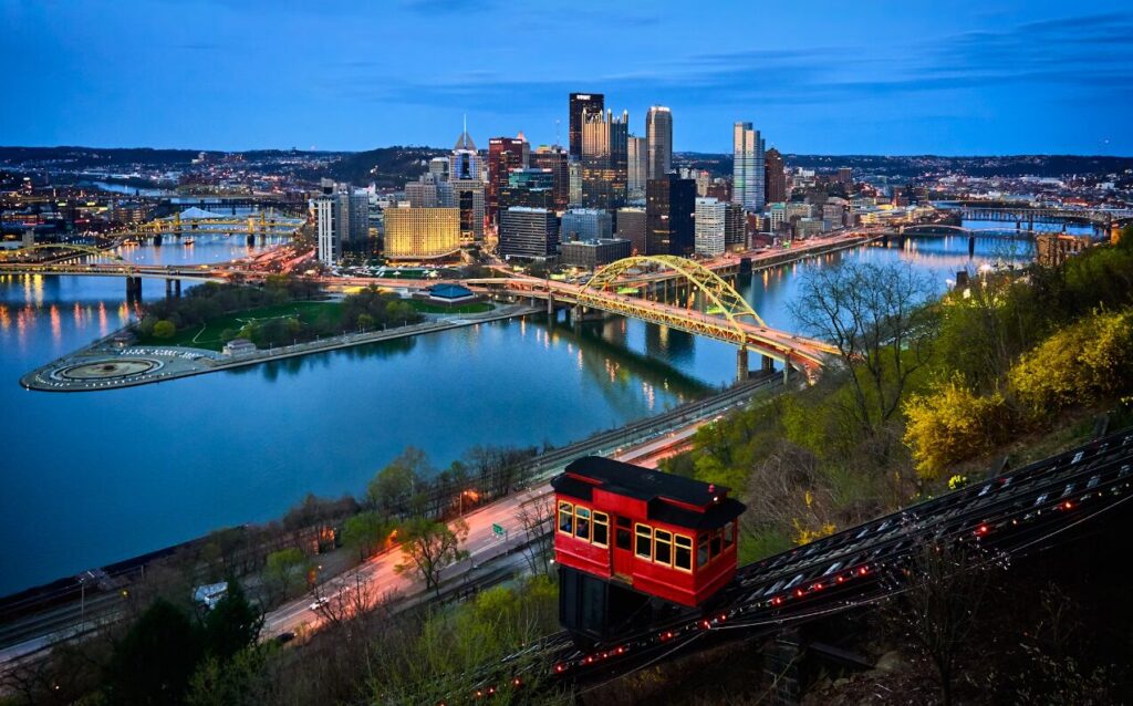 Beautiful View of Pittsburgh, USA