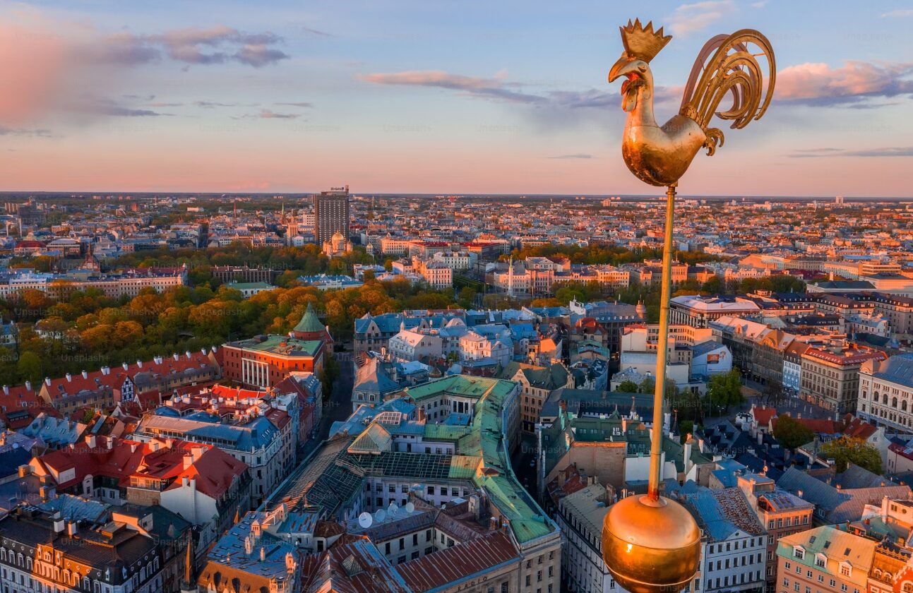 City Skyline of Riga, Latvia