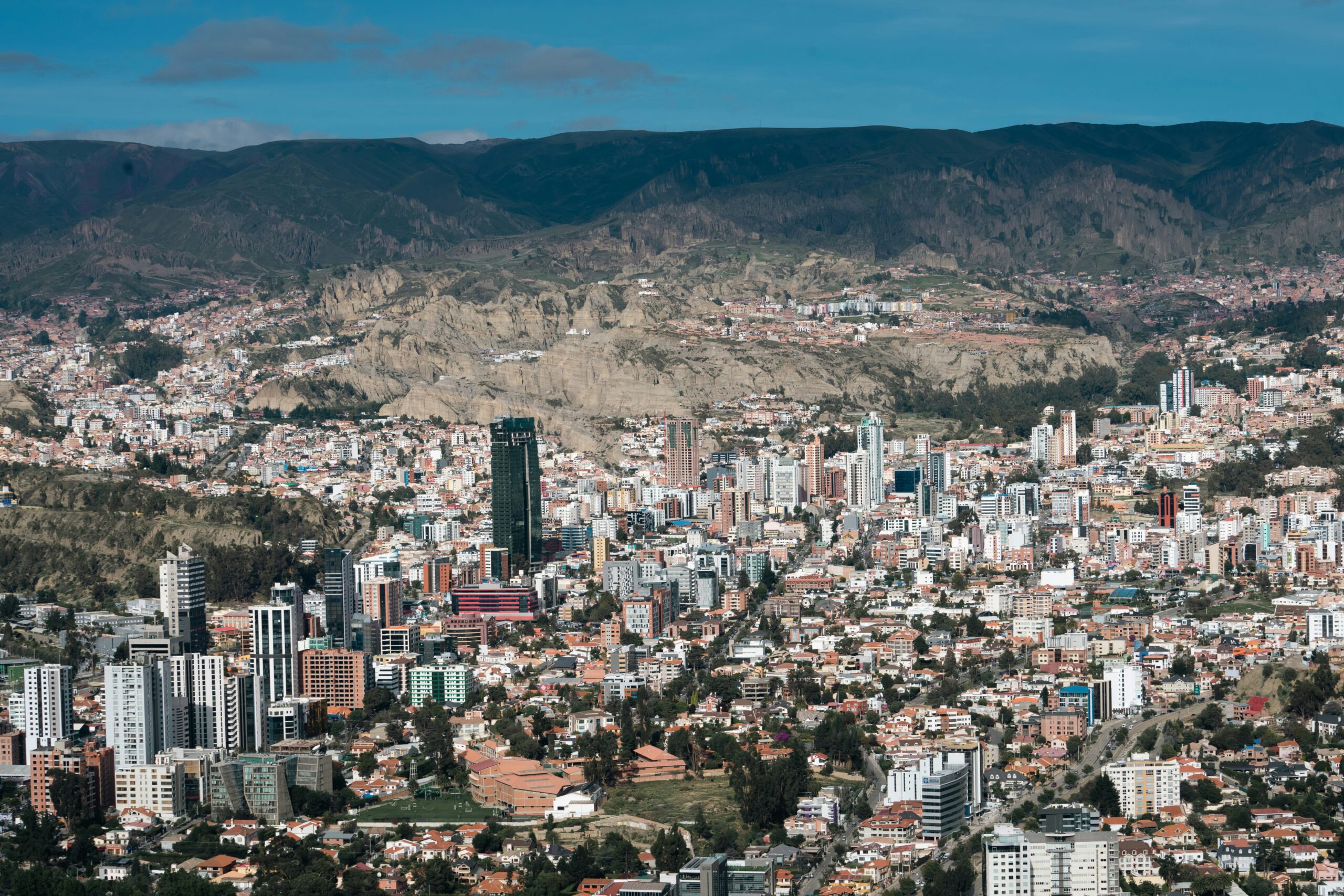 Beautiful City View of La Paz, Bolivia