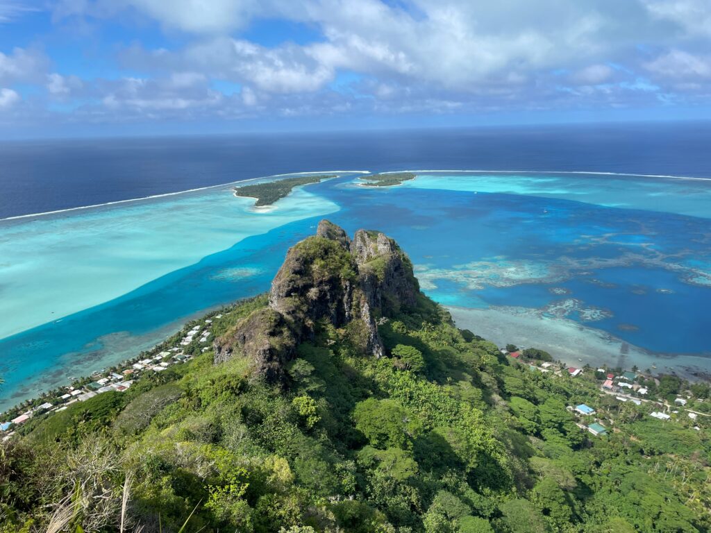 Beautiful City View of Tahiti, French Polynesia