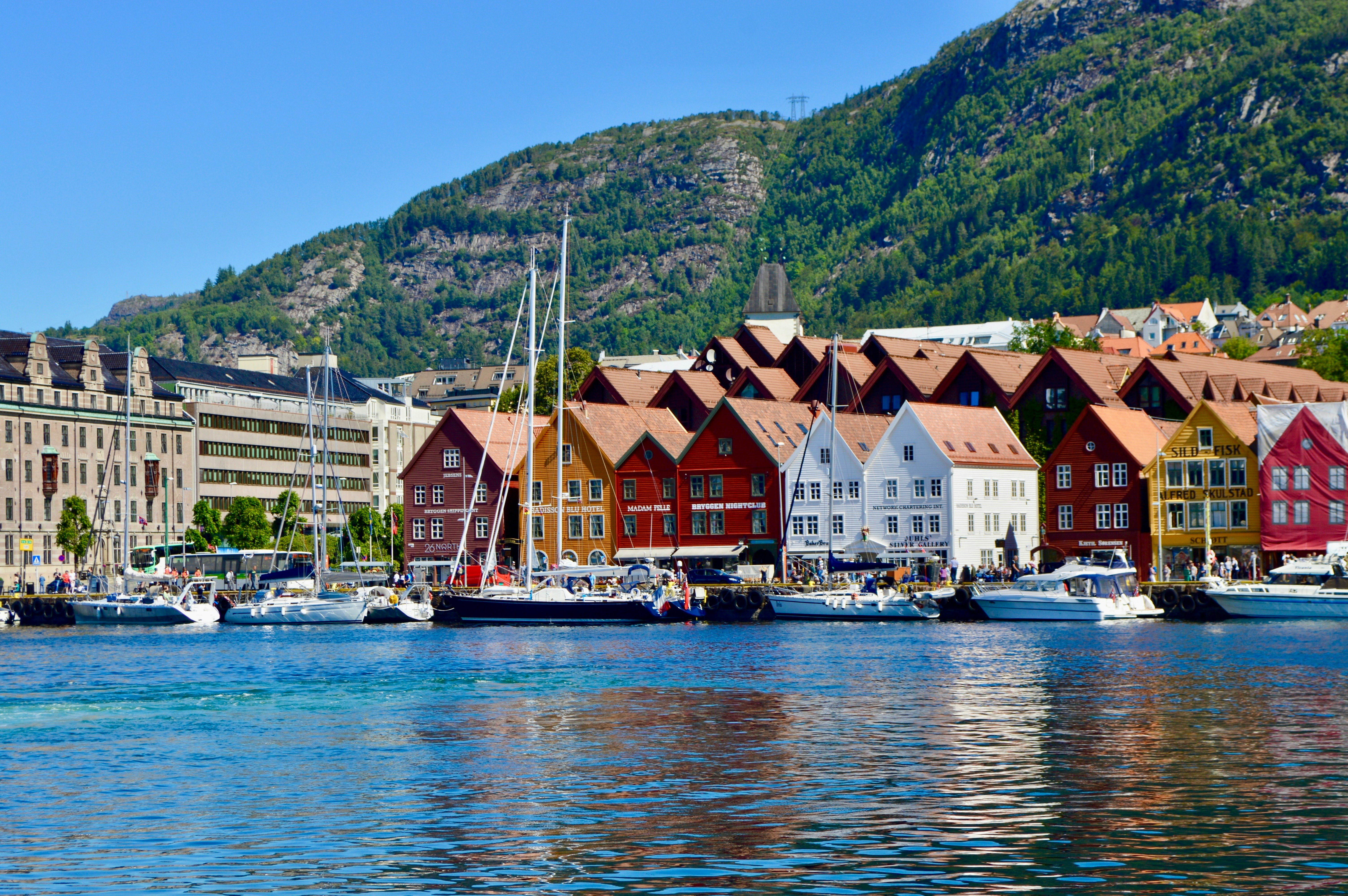 Beautiful View of Bergen, Norway